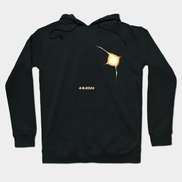 Solar Eclipse 2024 Hoodie by Ideal Action